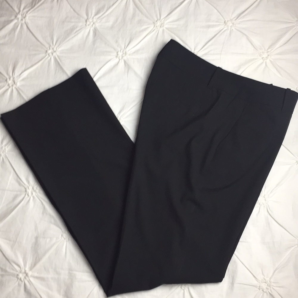 Size 8 Black wide leg pants Ann Taylor Factory